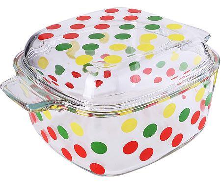 Кастрюля LORAINE 31038 стекло 1,5л