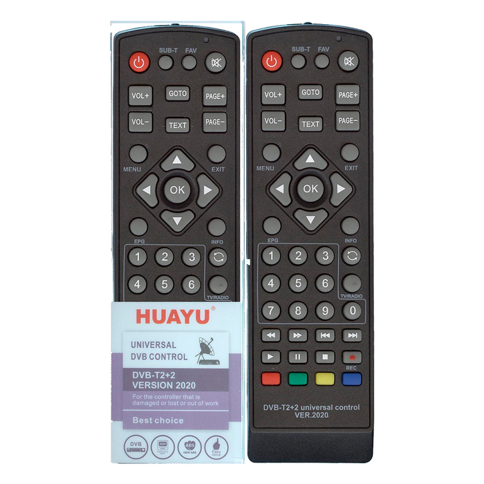 Пульт ДУ  ZOLAN (DVB-T2+2) HUAYU для ревиверов