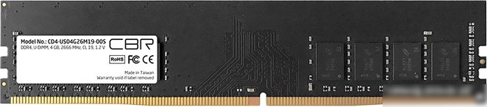Оперативная память CBR 4ГБ DDR4 2666 МГц CD4-US04G26M19-00S