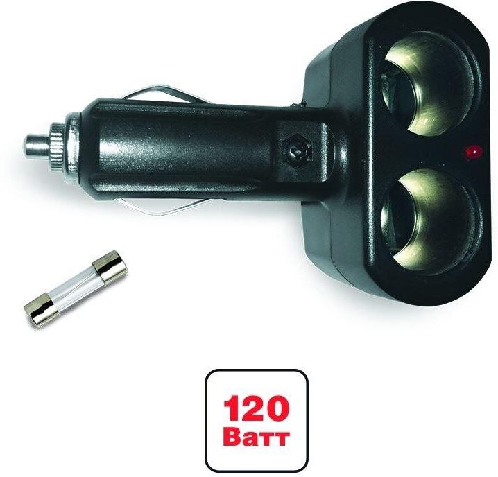 AVS CS202 прикуривателя 12/24 (на 2 выхода)