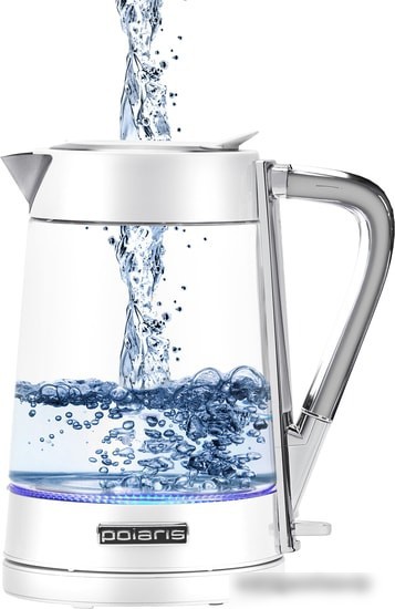 Электрочайник Polaris PWK 1715CGL Water Way Pro (белый)