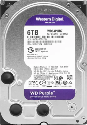 WD Purple 6TB WD64PURZ