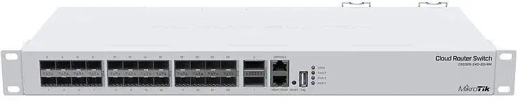 Коммутатор Mikrotik CRS326-24S+2Q+RM