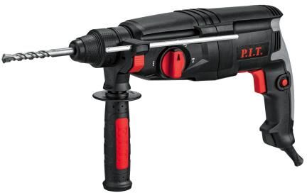 P.I.T. Перфоратор SDS-Plus электрич. PBH26-C6 (горизонт, 1000Вт, 3,2Дж, 3реж, Ø26мм, 0-1300об, кейс)