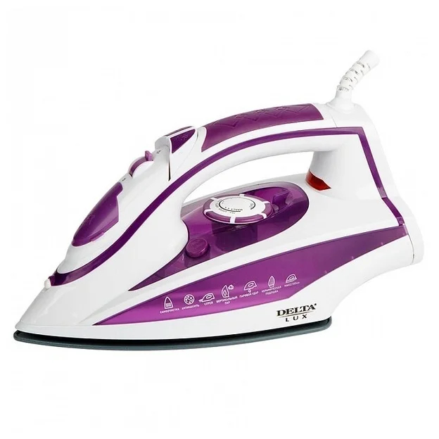 Утюг Delta Lux DL-352 (белый/фиолетовый)