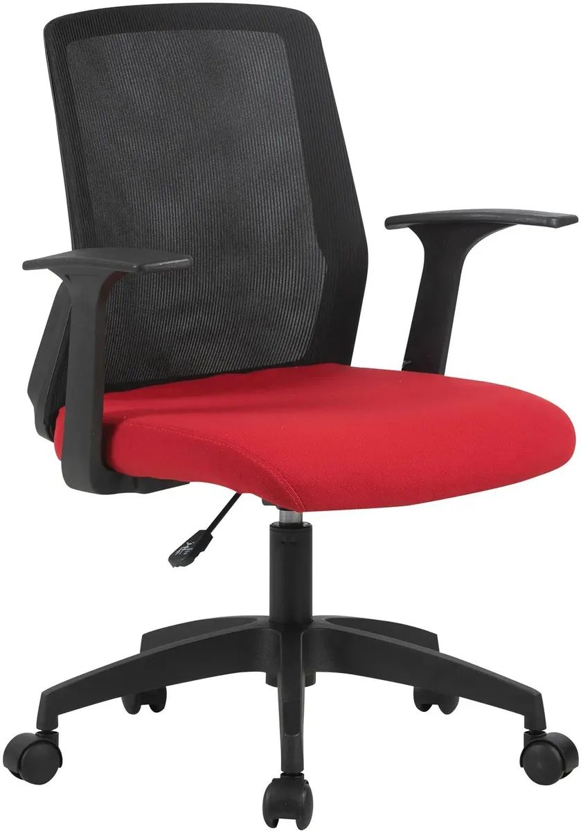 Офисное кресло CACTUS CS-MC222-BKRD (черный/темно-красный)