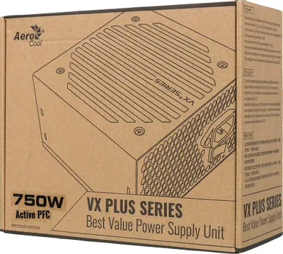 Блок питания AeroCool VX-750 Plus