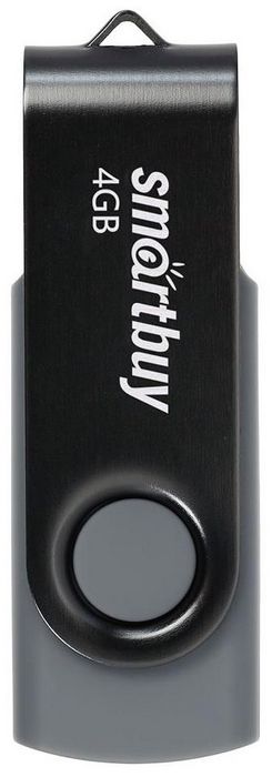 USB Flash SMARTBUY (SB004GB2TWK) UFD 2.0 004GB Twist Black