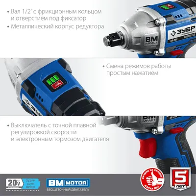Зубр Профессионал GB-250-22 (с 2-мя АКБ, кейс)