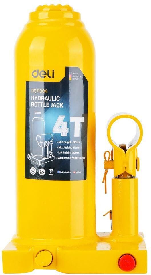 Бутылочный домкрат Deli DQ71004 4т