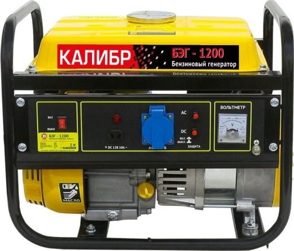 Бензиновый генератор Калибр БЭГ-1200