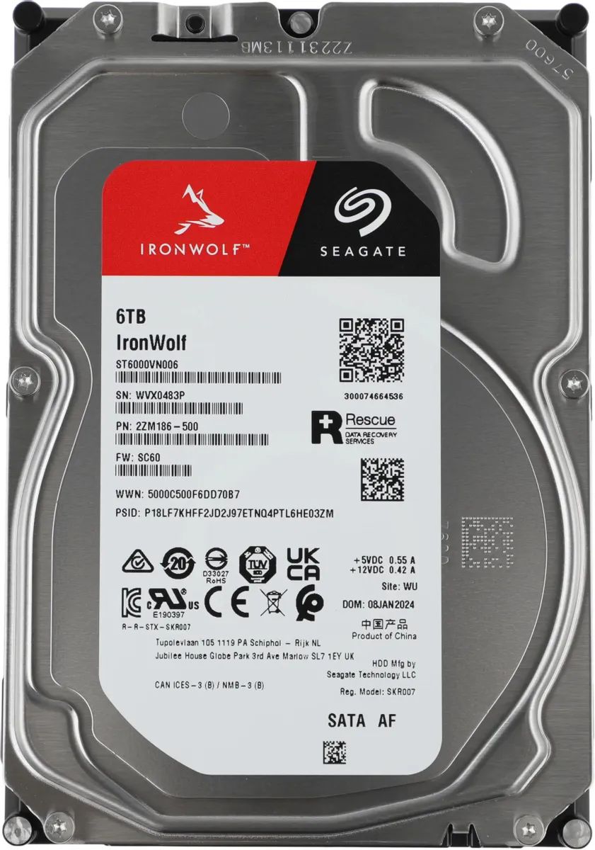 Seagate Ironwolf 6TB ST6000VN006