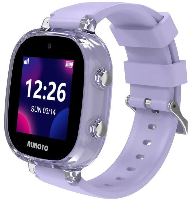Детские умные часы Aimoto Crystal 4G (сиреневый)