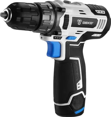 Дрель-шуруповерт Deko GCD12DU3 SET 1 (с 1-им АКБ)