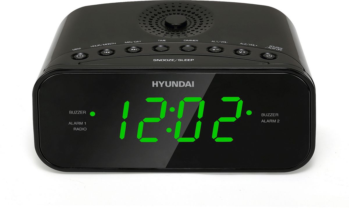 Настольные часы Hyundai H-RCL221 (белый)