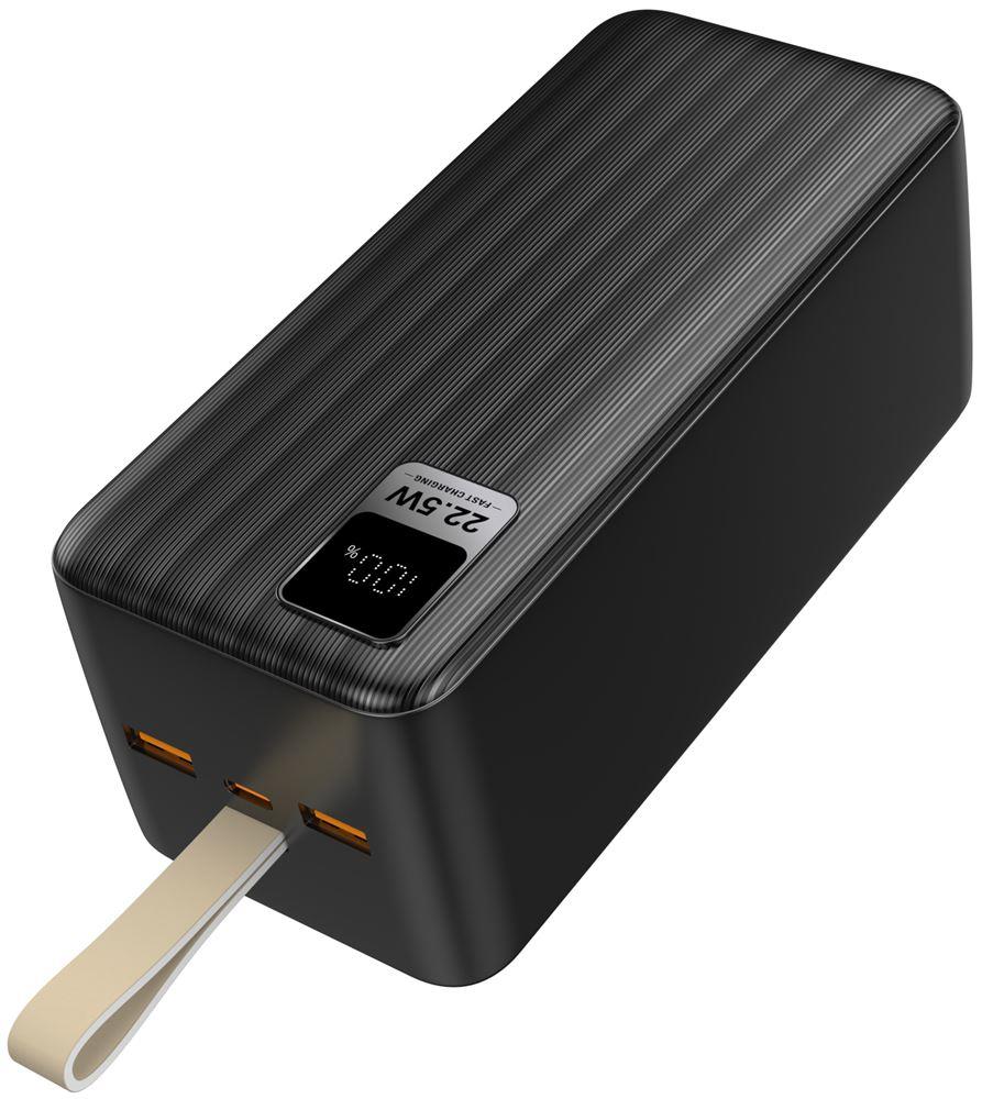 Портативное зарядное устройство PERFEO (PF_D0182) Powerbank WATERFALL 40000 mAh черный