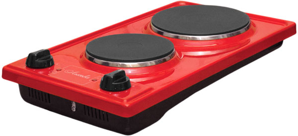 Настольная плита Лысьва ЭПБ 22 (вишневый)