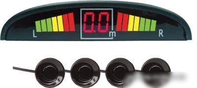 AVS PS-124U (4 датчика+коннекторы, цветной светодиодный дисплей с цифровым табло) (A78012S)