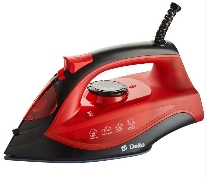 Утюг Delta DL-756 (черный/красный)