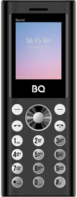 BQ BQ-1858 Barrel (черный/серебристый)