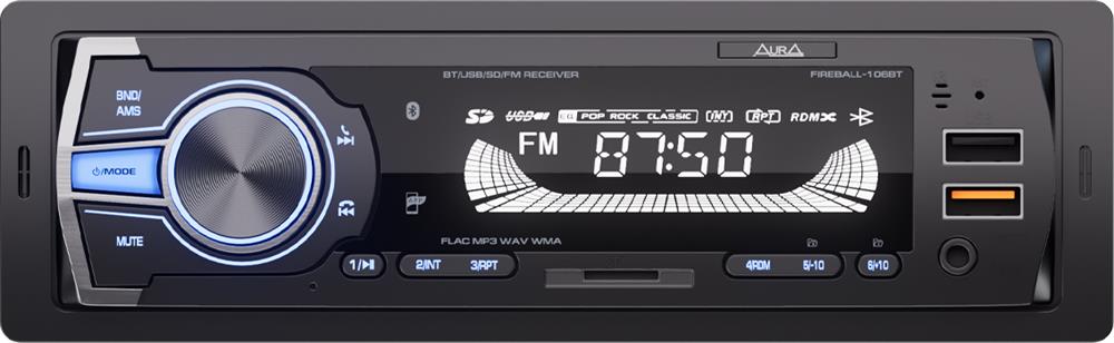 USB-магнитола Aura Fireball-106BT