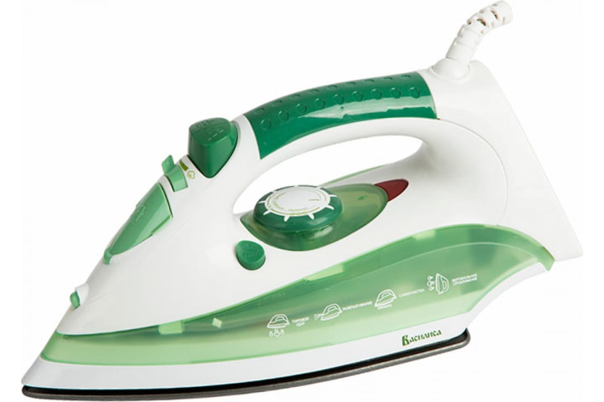 Утюг Василиса У2-2000 (белый/зеленый)