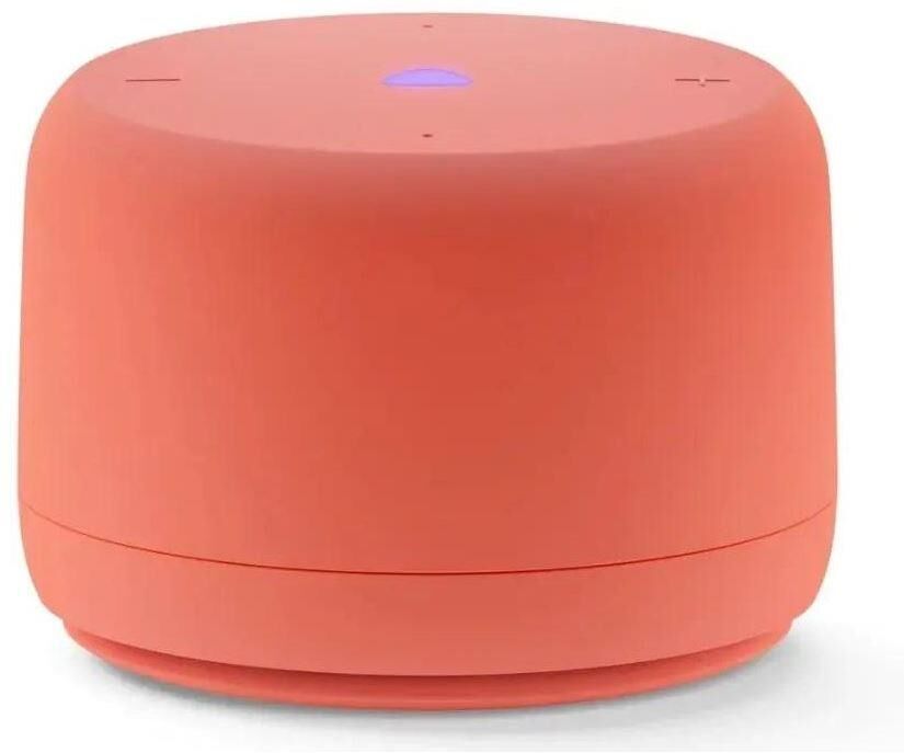 ЯНДЕКС Умная колонка Станция Лайт 2 без часов Алиса coral 6W 1.0 BT/Wi-Fi 10м (YNDX-00028ORG)