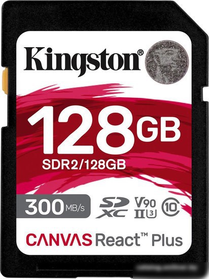 Kingston Canvas React Plus SDXC 128GB