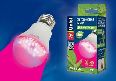 Uniel LED-A60-9W/SP/E27/CL ALM01WH 09645