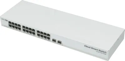 Коммутатор Mikrotik CSS326-24G-2S+RM