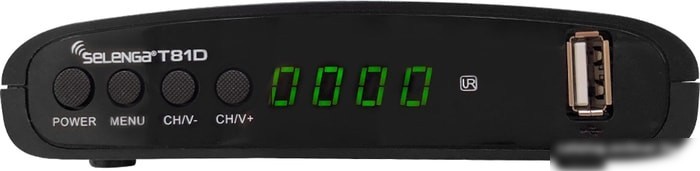 SELENGA T81D DVB-T2/C/WiFi/MEGOGO/IPTV/Dolby Digital, дисплей ВВ3266