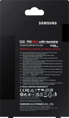Samsung 990 Pro с радиатором 2TB MZ-V9P2T0CW