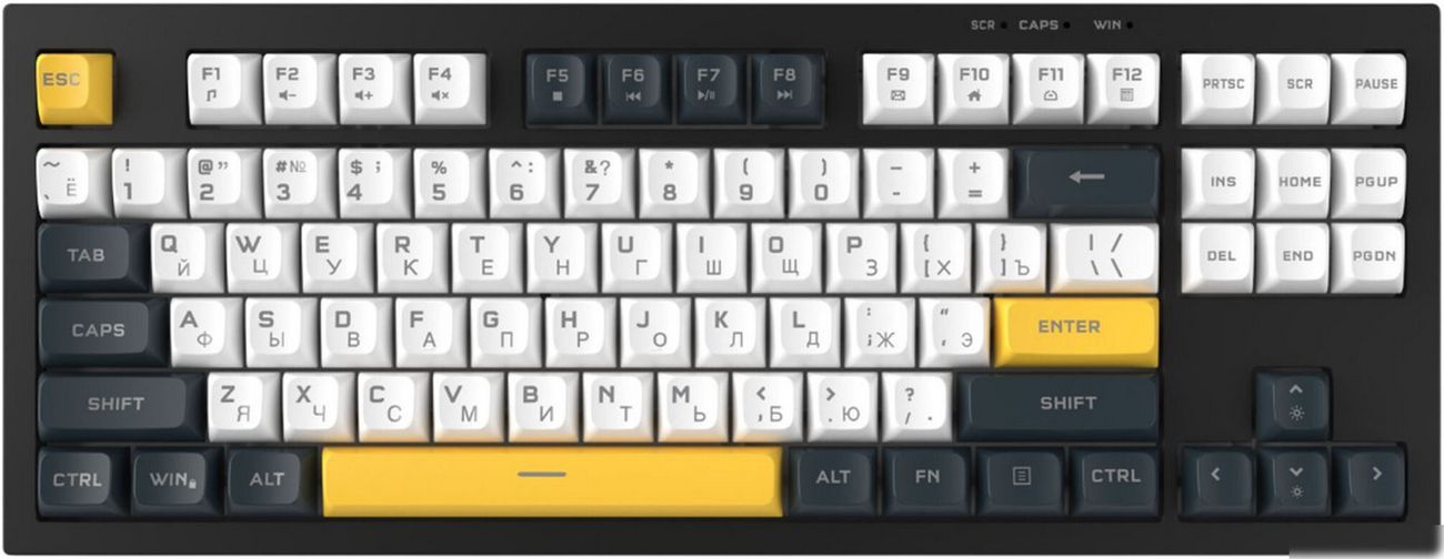 RITMIX RKB-587BL синий-белый-оранжевый