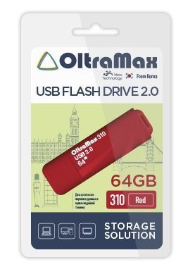 USB Flash OLTRAMAX OM-64GB-310-Red