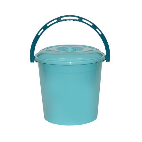 VIOLET Ведро 10л с крышкой (мята) 21023
