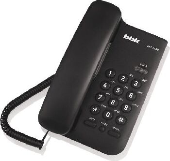 Телефонный аппарат BBK BKT-74 RU (черный)