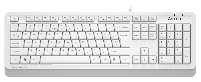 Клавиатура A4Tech Fstyler FKS10 (белый/серый)