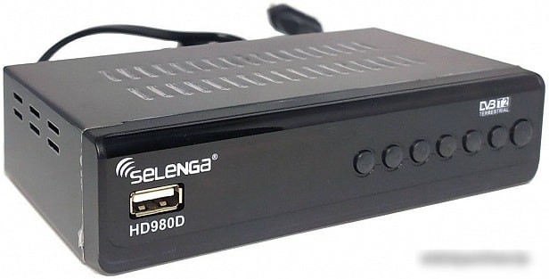 SELENGA HD980D эфирный DVB-T2/C тв ресивер, тюнер бесплатного IPTV, медиаплеер ВВ4073