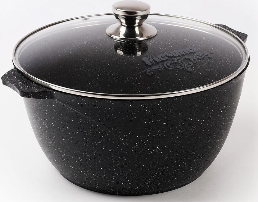Кастрюля МЕЧТА 41802 Гранит black 1л