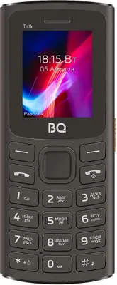 Кнопочный телефон BQ-Mobile BQ-1862 Talk (черный)