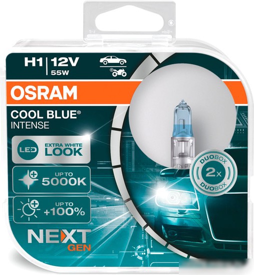 OSRAM Автолампа галогенная 64150CBN-HCB 55W 12VP14.5S5X2TRQR2B
