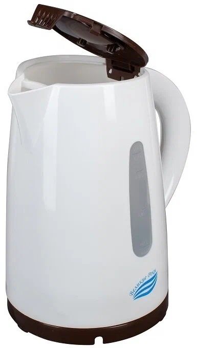 Электрочайник Великие Реки Томь-1 (белый/коричневый)