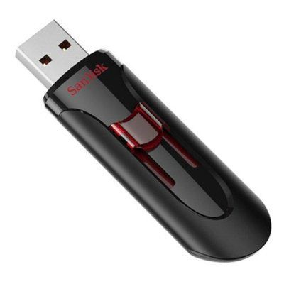 USB Flash SanDisk Cruzer Glide 64GB Black [SDCZ600-064G-G35]