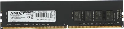 Оперативная память AMD Radeon R9 Gamer Series 16GB DDR4 PC4-25600 R9416G3206U2S-U