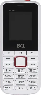 Мобильный телефон BQ-Mobile BQ-1846 One Power (белый/красный)