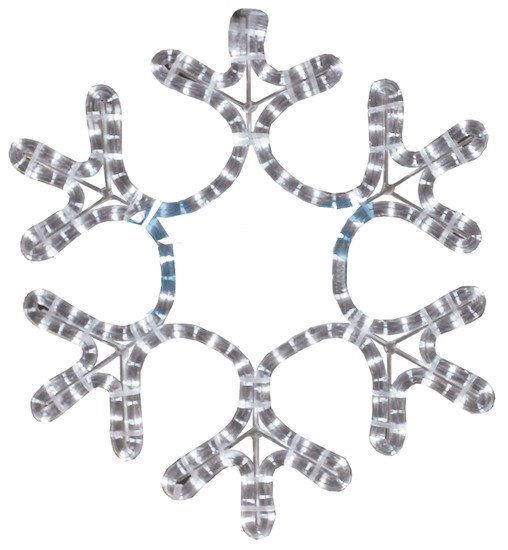 Neon-night Снежинка (45x38 см, белый) [501-212]