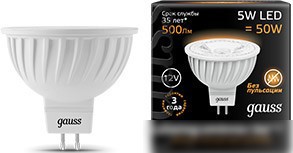 Gauss GU5.3 5 Вт 3000 K 201505105