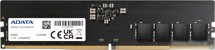 A-DATA 8ГБ DDR5 4800 МГц AD5U48008G-S