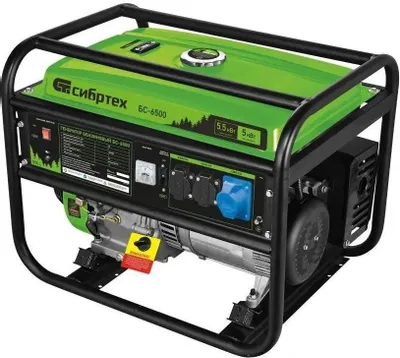 Бензиновый генератор СибрТех БС-6500