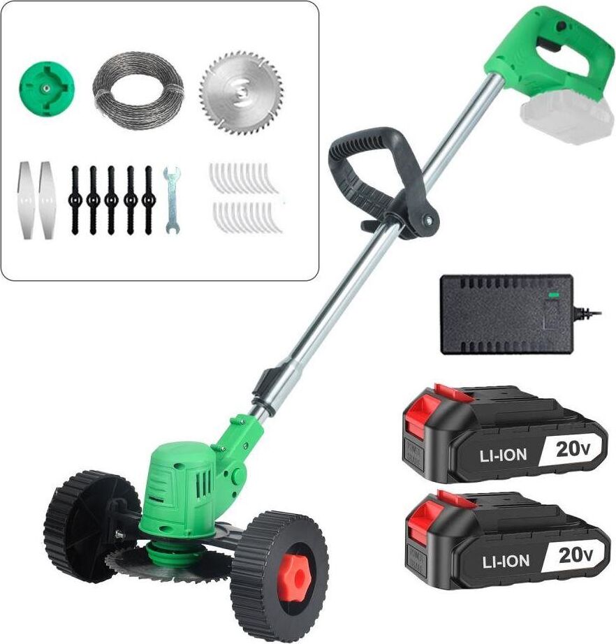 ZITREK GreenCut 20 Pro (20В, Li-ion аккумулятор 2шт, колеса) 082-2005
